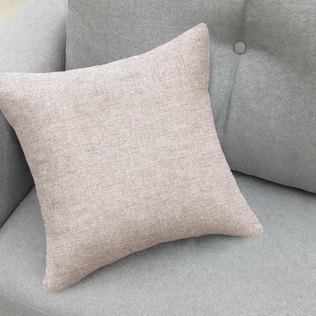 Selfitex 2er Set Couchkissen 50x50 cm, Sofakissen mit Füllung und Bezug, kuschelweiches Lesekissen,