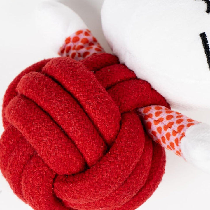 Hello Kitty Hundespielzeug, offizielles und Robustes Hundespielzeug, ideal zum Beissen, Ziehen und S