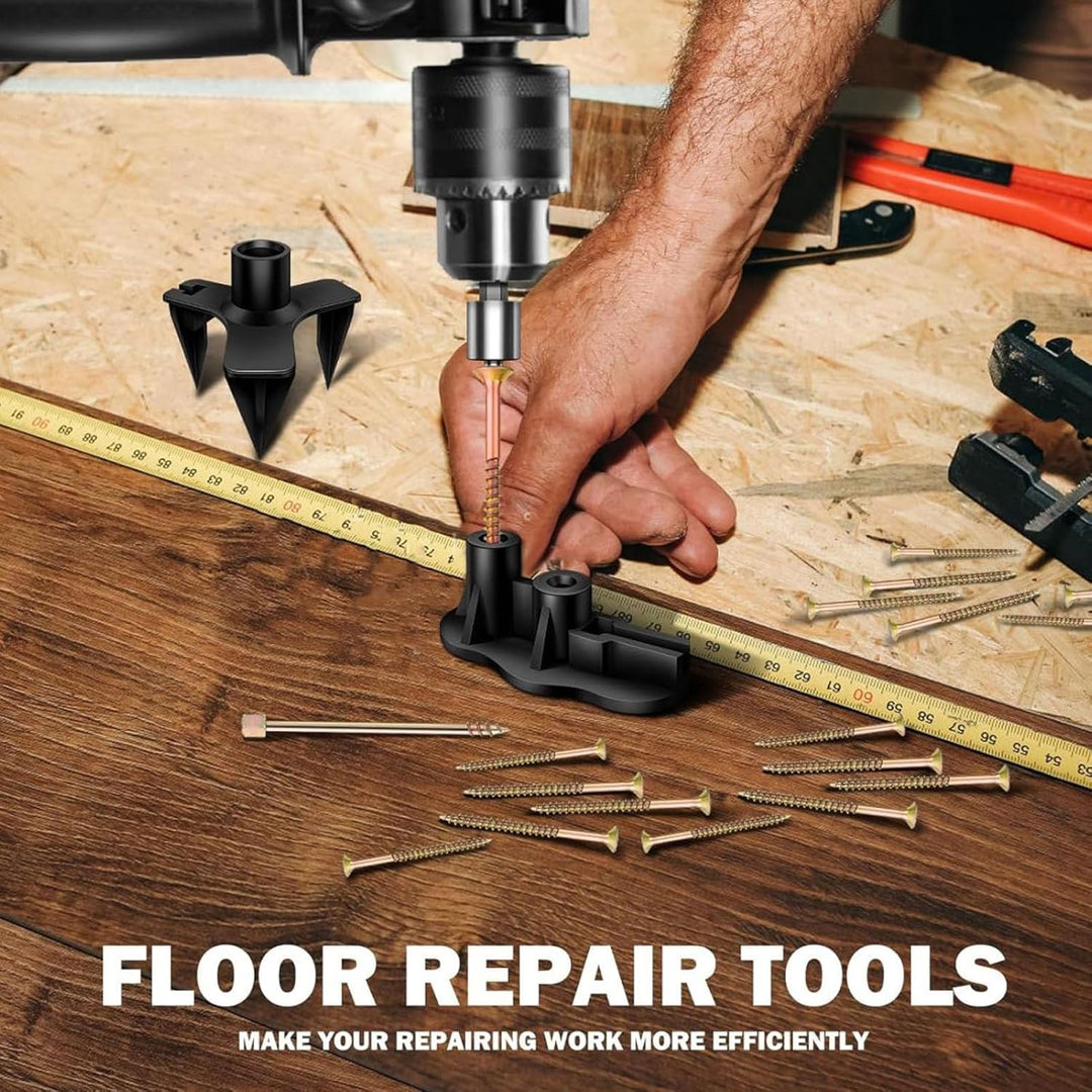 Boden Reparatur Set, Squeak No More Kit Eliminiert Boden Quietschen, Enthält 5 Hilfswerkzeuge und 50