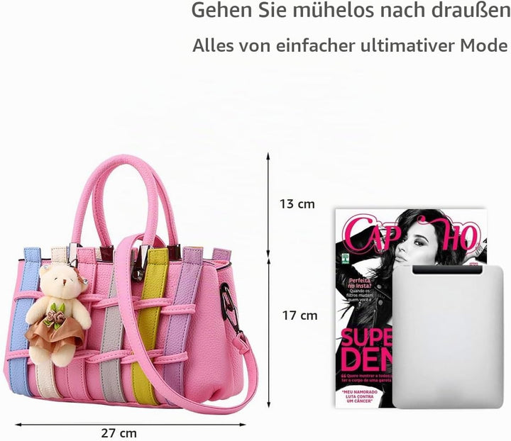 NICOLE &amp; DORIS Handtaschen für Damen Umhängetaschen Henkeltaschen Damen Handtasche die neuesten Tren