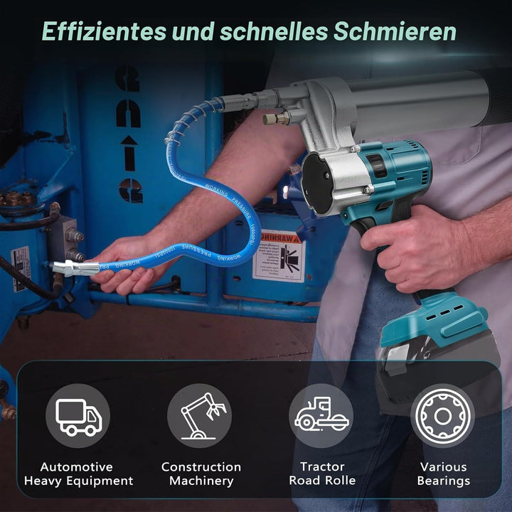 Schnurlose Fettpresse Kompatibel für Makita 18V Akku, Bürstenlose 13000 PSI Professionelle Elektrisc