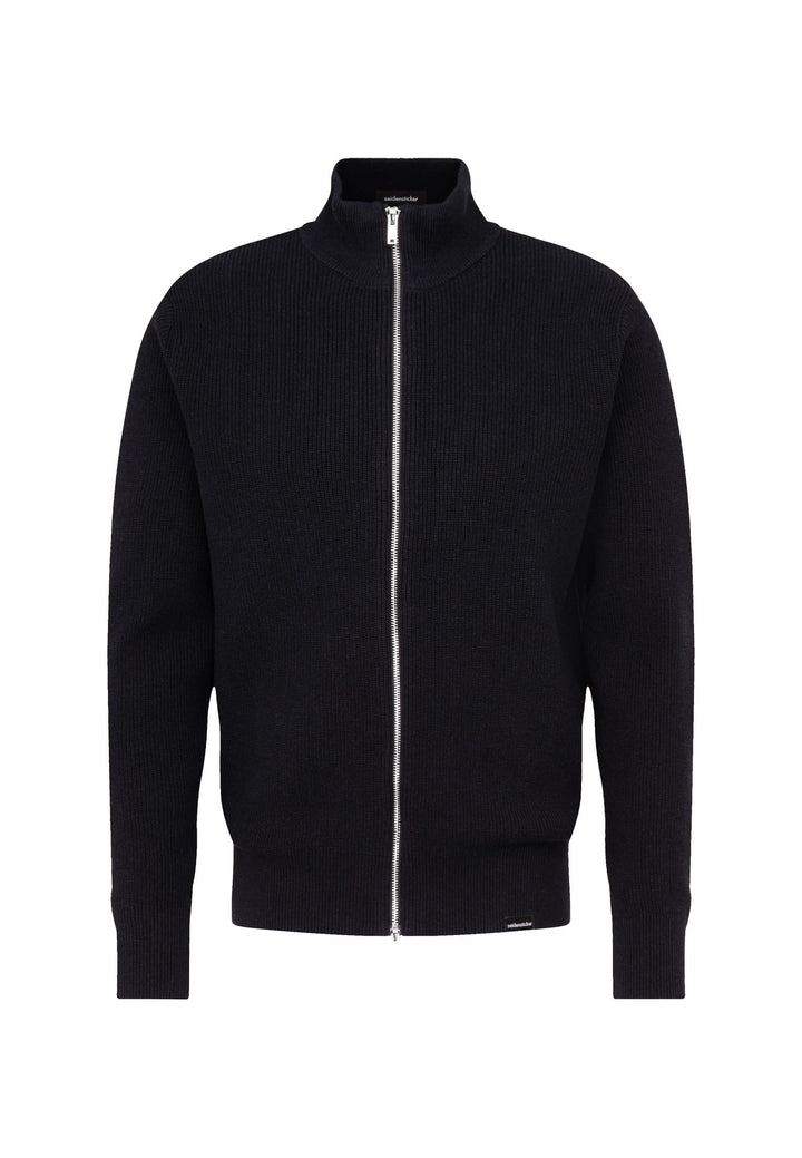 Seidensticker Herren Regular Fit Langarm Strickjacke S Dunkelblau, S Dunkelblau