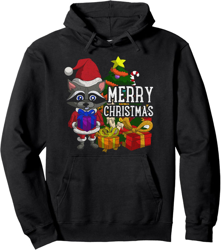 Trash Panda Weihnachten Pajama Geschenk Waschbär Pullover Hoodie