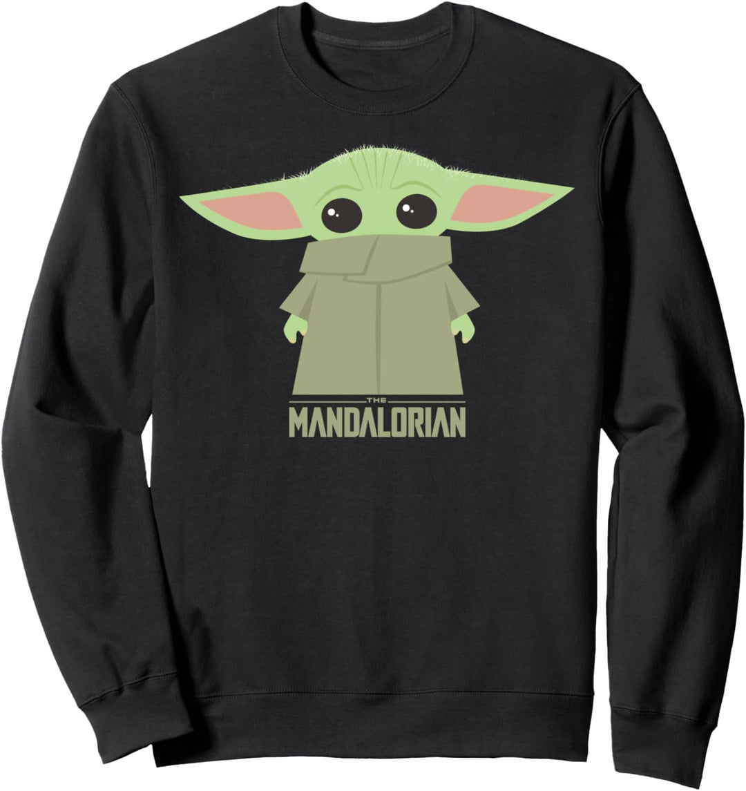 Star Wars The Mandalorian The Child Hidden Face Cute Cartoon Sweatshirt