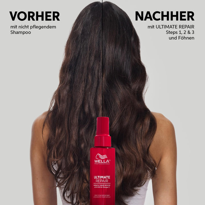 Wella Professionals Ultimate Repair Miracle Hair Rescue Haar Serum – 90 Sek. Haarkur ohne Ausspülen