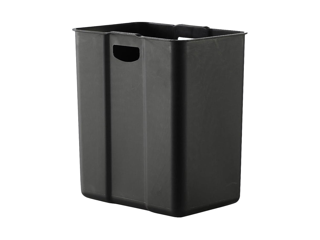 Vente-unique Tretabfalleimer aus Edelstahl - 3 Behälter - 60 l - DUMEO