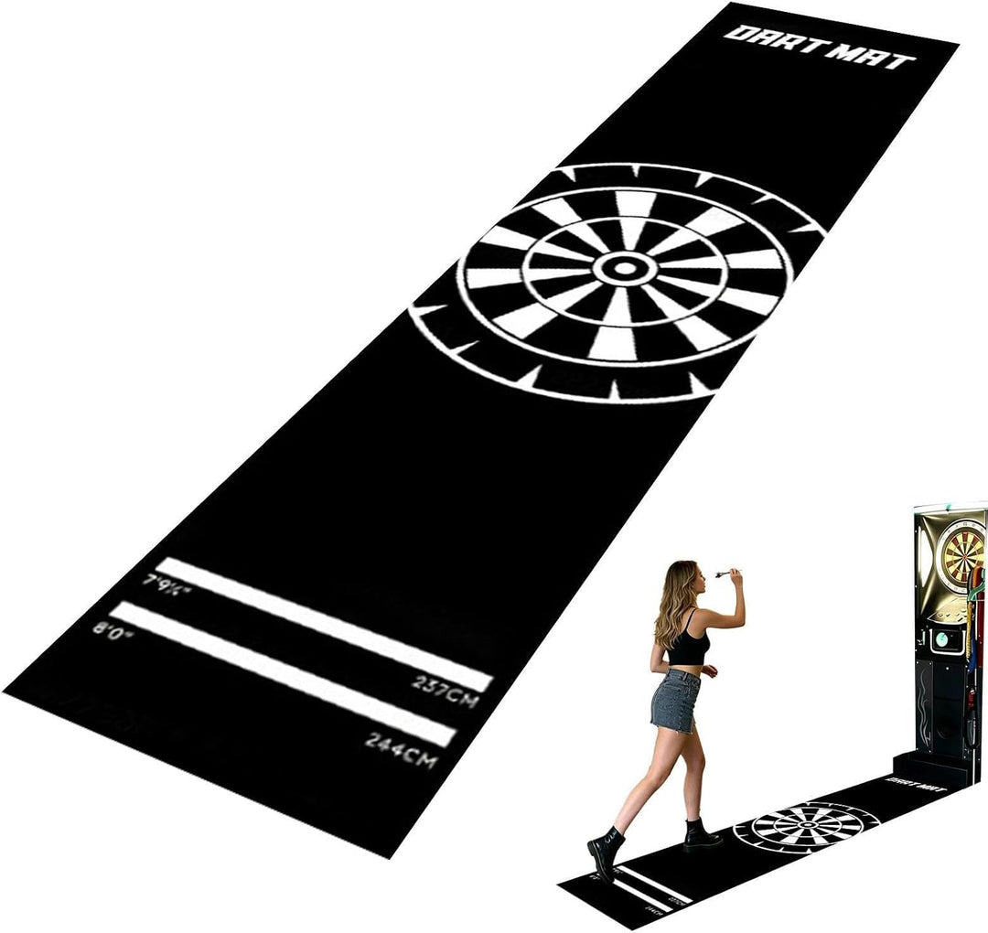 Dart Teppich | Transportabler Bodenschutzmatte Inklusive Abwurflinie Und Rutschhemmende | Dart Oche