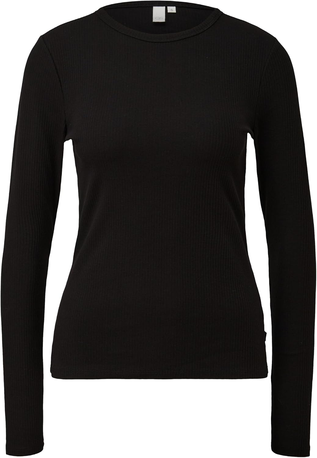 QS Damen 2141201 Langarmshirt XXL 9999_schwarz, XXL 9999_schwarz