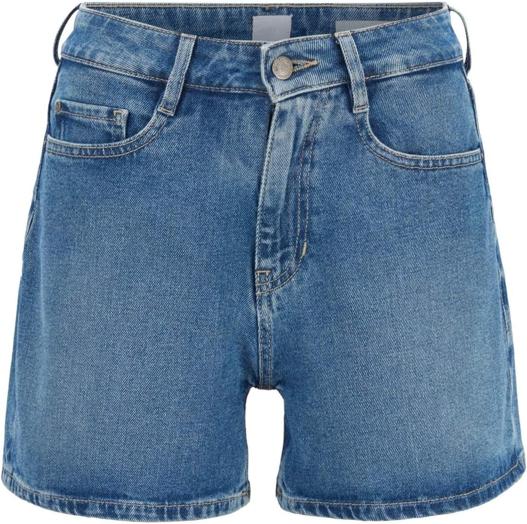 BOSS Relaxed-Fit Shorts J21 Oceanside Balcony aus komfortablem Stretch-Denim blau 432 (28)