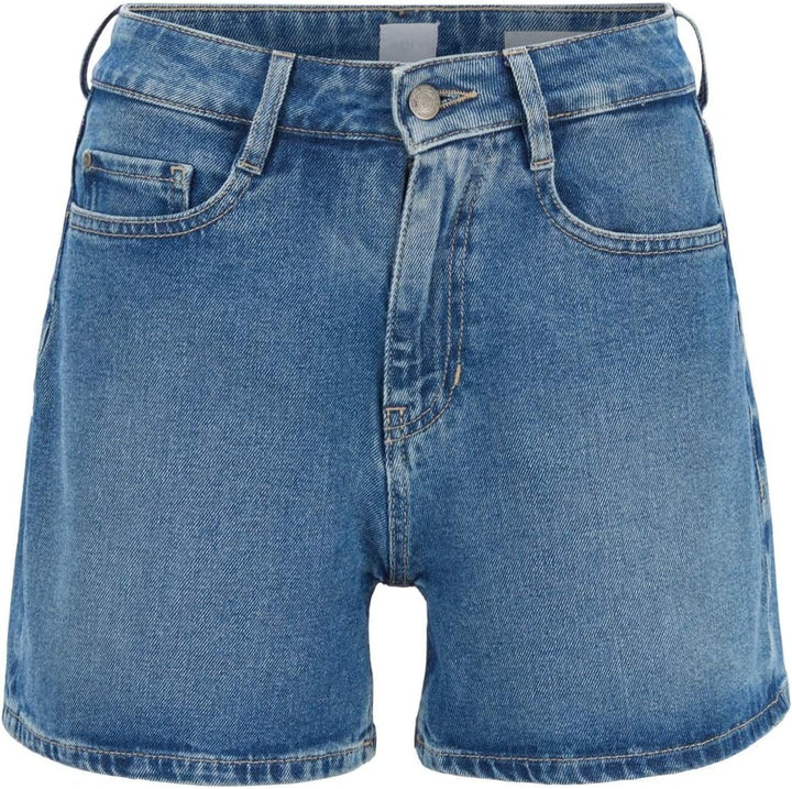 BOSS Relaxed-Fit Shorts J21 Oceanside Balcony aus komfortablem Stretch-Denim blau 432 (28)