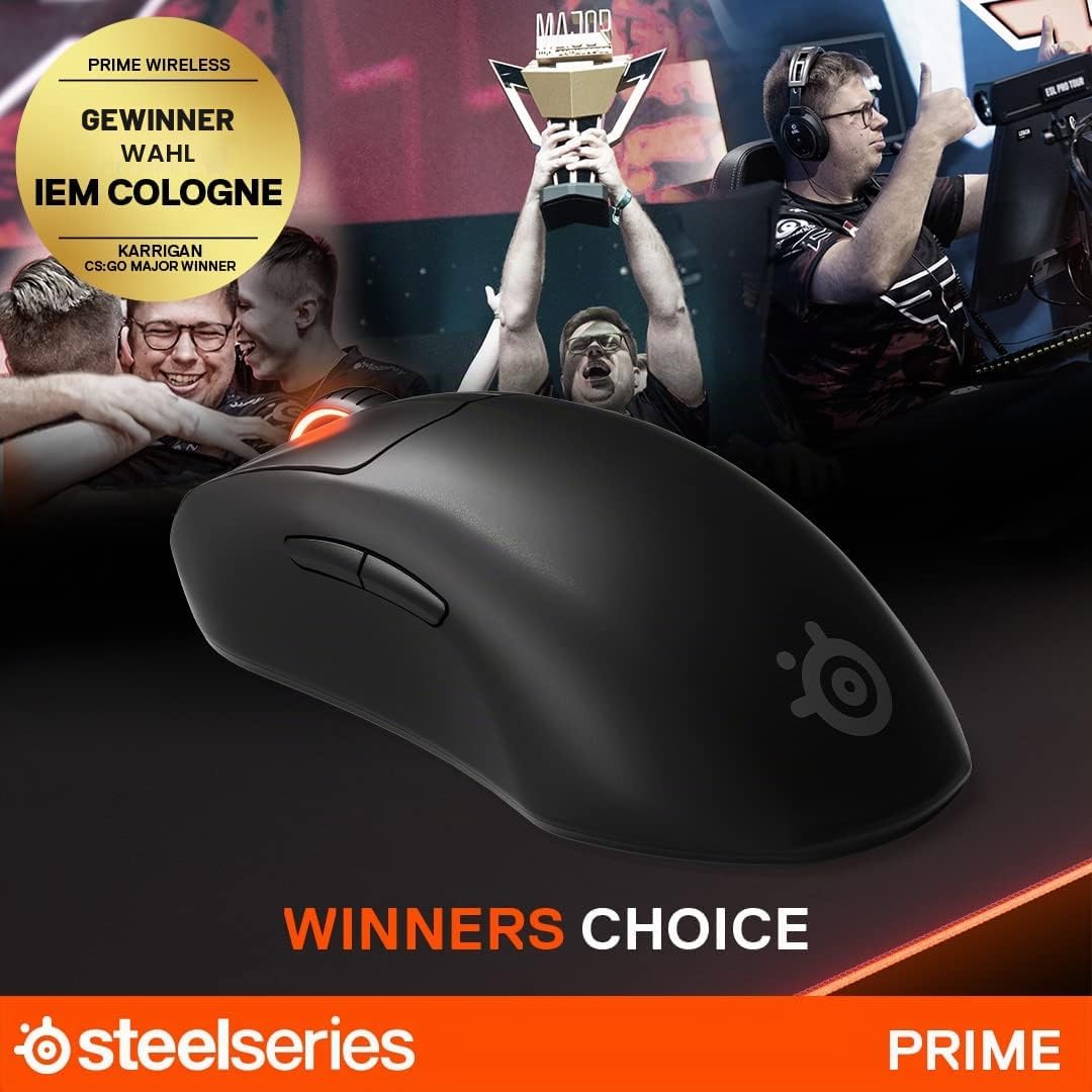 SteelSeries Prime Mini - Esports Leistung Gaming-Maus - Optisch-magnetische Schalter - Mini-Formfakt
