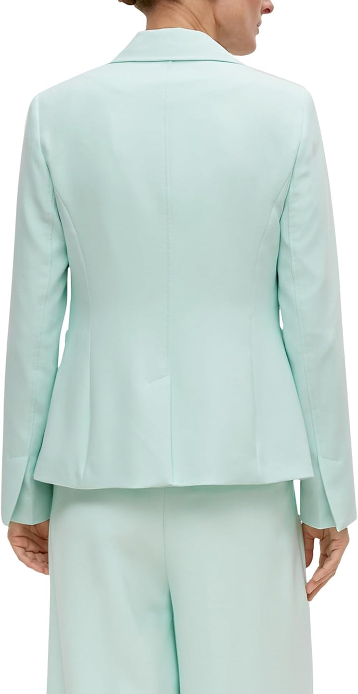comma Damen Blazer 36 6003 Türkis, 36 6003 Türkis