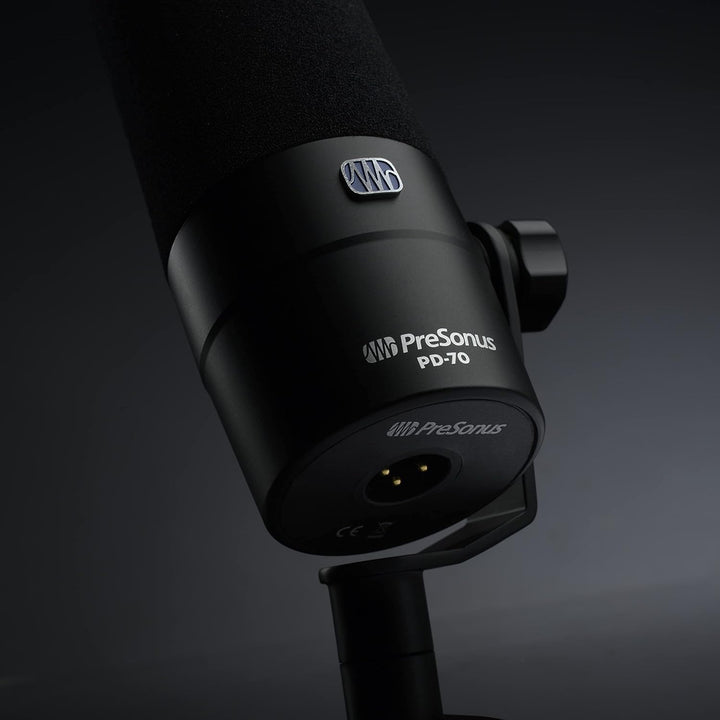 PreSonus PD-70 Dynamisches Mikrofon mit Nierencharakteristik für Aufnahme, Übertragung, Podcasting u