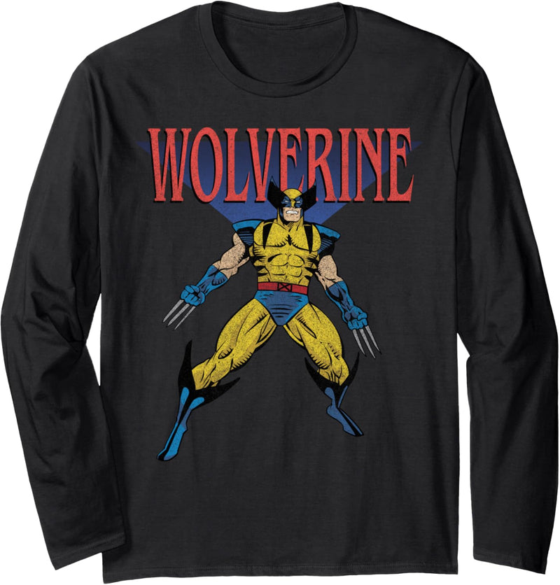 Marvel X-Men Wolverine Classic Portrait Langarmshirt