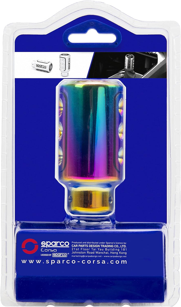 Sparco Manueller Schaltknauf Racing Schillernd Universal RACING Iridiszent, RACING Iridiszent