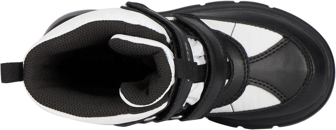 Geox Mädchen J Willaboom Girl B A Ankle Boot 35 EU White Black, 35 EU White Black