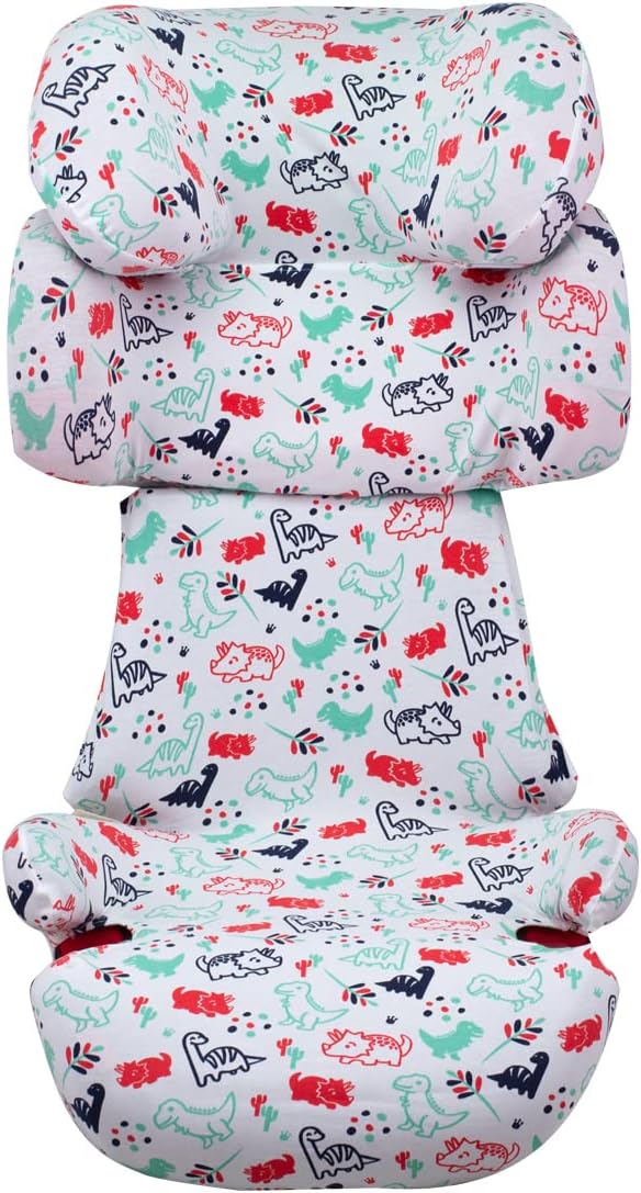 JYOKO KIDS Bezug für Autositz Kompatibel mit Cybex Solution Fix (Dino Party), Dino Party