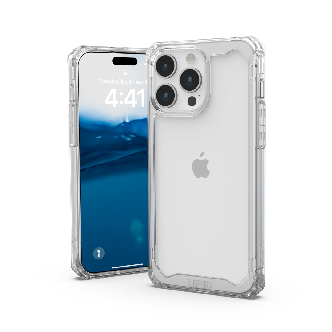 URBAN ARMOR GEAR Plyo Hülle kompatibel mit Apple iPhone 15 Pro Max [Wireless Charging kompatibles Co