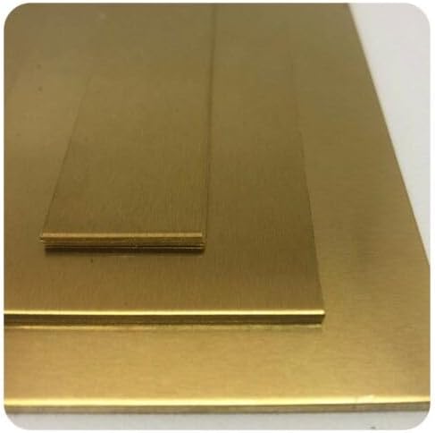 Messingblech Bleche Platten Zuschnitte nach Auswahl 2mm x 300mm x 300mm 2mm Messing 300mm x 300mm (3