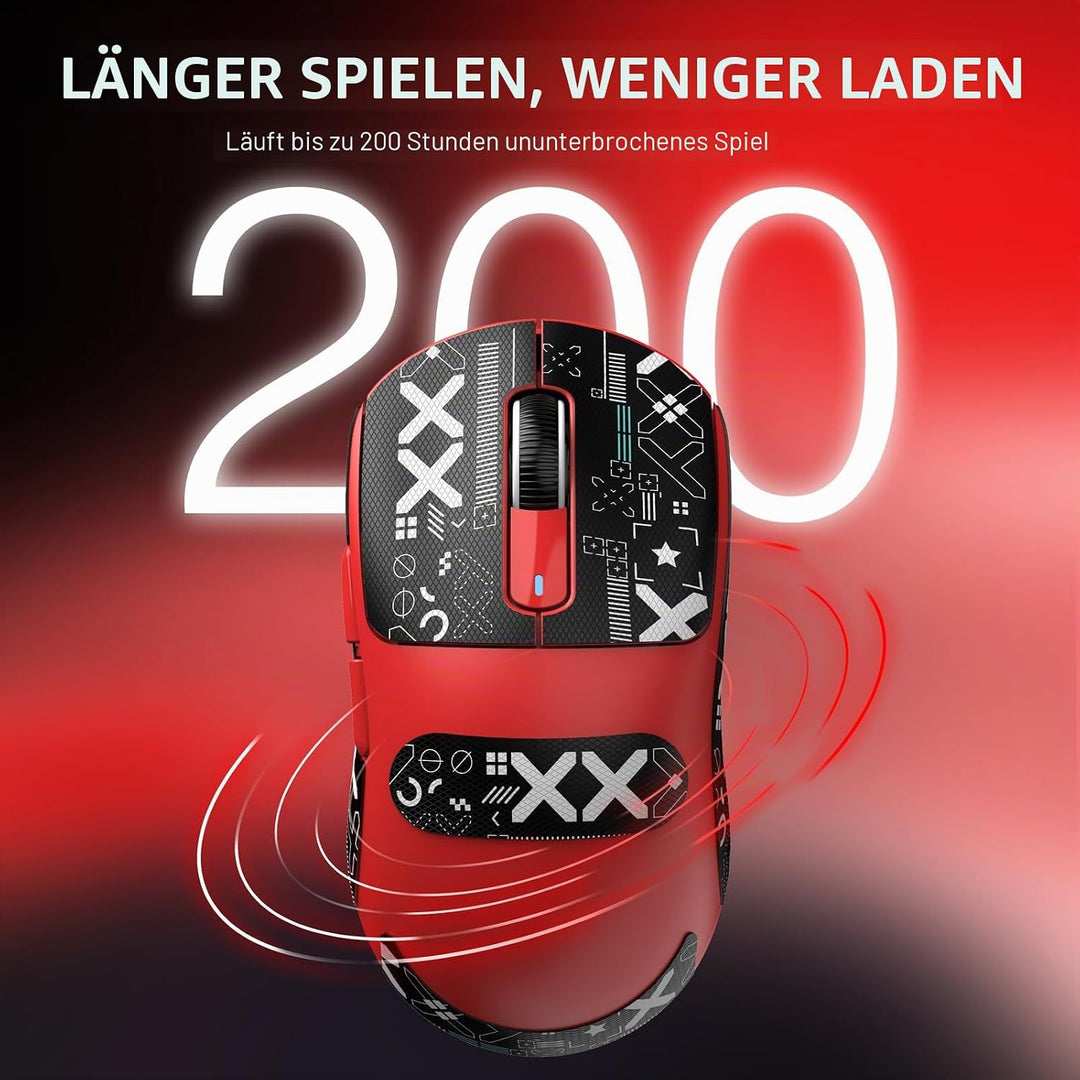 VGN Game Power Attack Shark X3PRO 59g Superlight Kabellose Gaming-Maus, 4K/8KHz Abfragerate, 26000DP