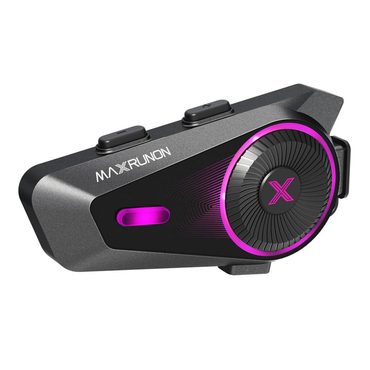 Motorrad Headset, 4 Fahrer Bluetooth Intercom, Motorrad Kommunikationssystem mit Universeller Kopplu