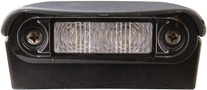 HELLA - Kennzeichenleuchte - LED - 12/24V - Anbau/Schraubanschluss - Lichtscheibenfarbe: glasklar -