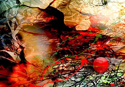 murando Acrylglasbild Abstrakt 120x40 cm 1 Teile Wandbild auf Acryl Glas Bilder Kunstdruck Moderne W