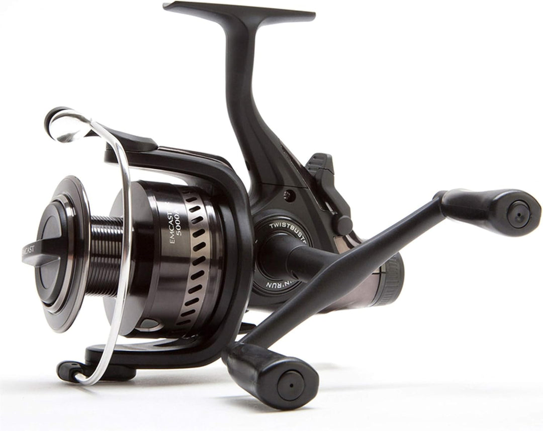 Daiwa Emcast BR A - Freilaufrolle inkl. zusätzlicher Doppelkurbel 4500, 4500
