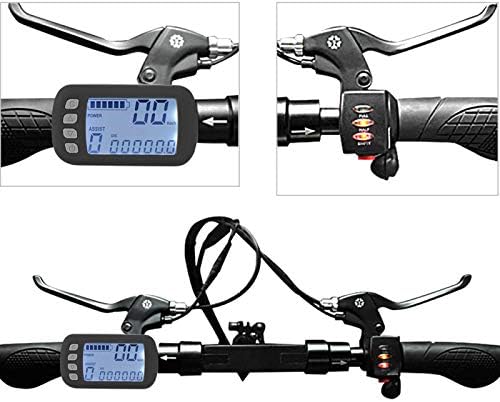 Alomejor Bürstenlos Controller Motor 36V / 48V 250W / 350W E-Bike Motorsteuerung mit LCD-Panel & Sen