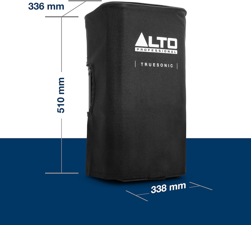 Alto Professional TS408 und TS408 Cover – 2000W 8" Aktiver PA-Lautsprecher mit 3- Kanal Mixer, Bluet