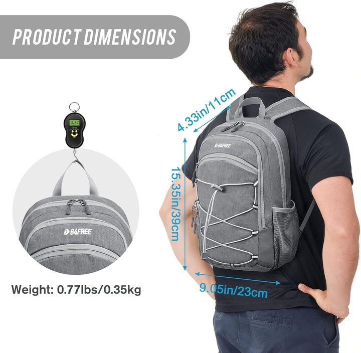 G4Free Kleiner Rucksack 12L/20L Unisex Tagesrucksack Leichter Reiserucksack Wanderrucksack Trekkingr