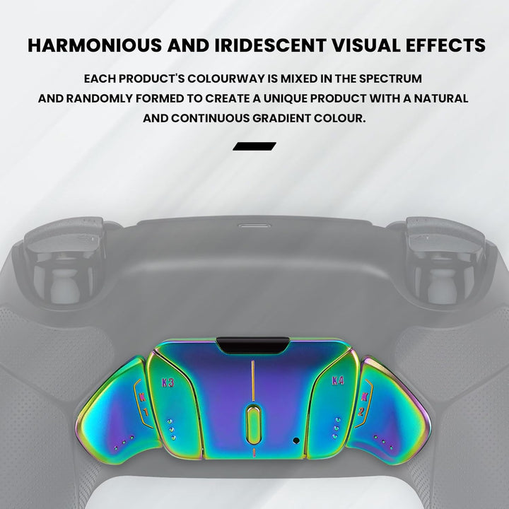 eXtremeRate Programmierbar RISE4 Remap Kit für ps5 Controller BDM-030/040,Real Metal Buttons(RMB) Re