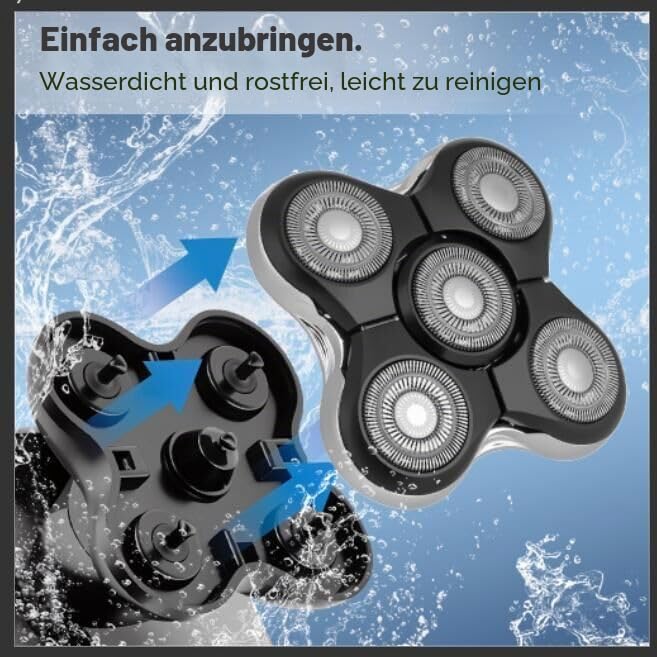 2pc Remington Glatzen Rasierer Ersatzköpfe, Kopfrasierer Scherkopf, Rasierer Herren Ersatzköpfe Komp