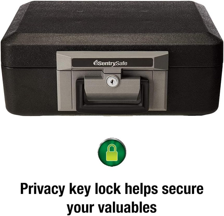Sentry Safe 1160 1160 cm Feuerfester Schlosskasten, Schwarz, 0.25 cu. ft, Schwarz