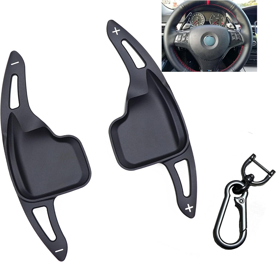 HIBEYO Lenkrad Schaltpaddel Verlängerung Schaltwippen für BME 3er F30 F31 F34 5er F10 F11 1er F20 F2