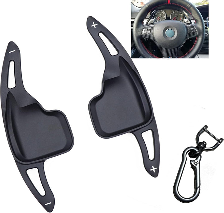 HIBEYO Lenkrad Schaltpaddel Verlängerung Schaltwippen für BME 3er F30 F31 F34 5er F10 F11 1er F20 F2