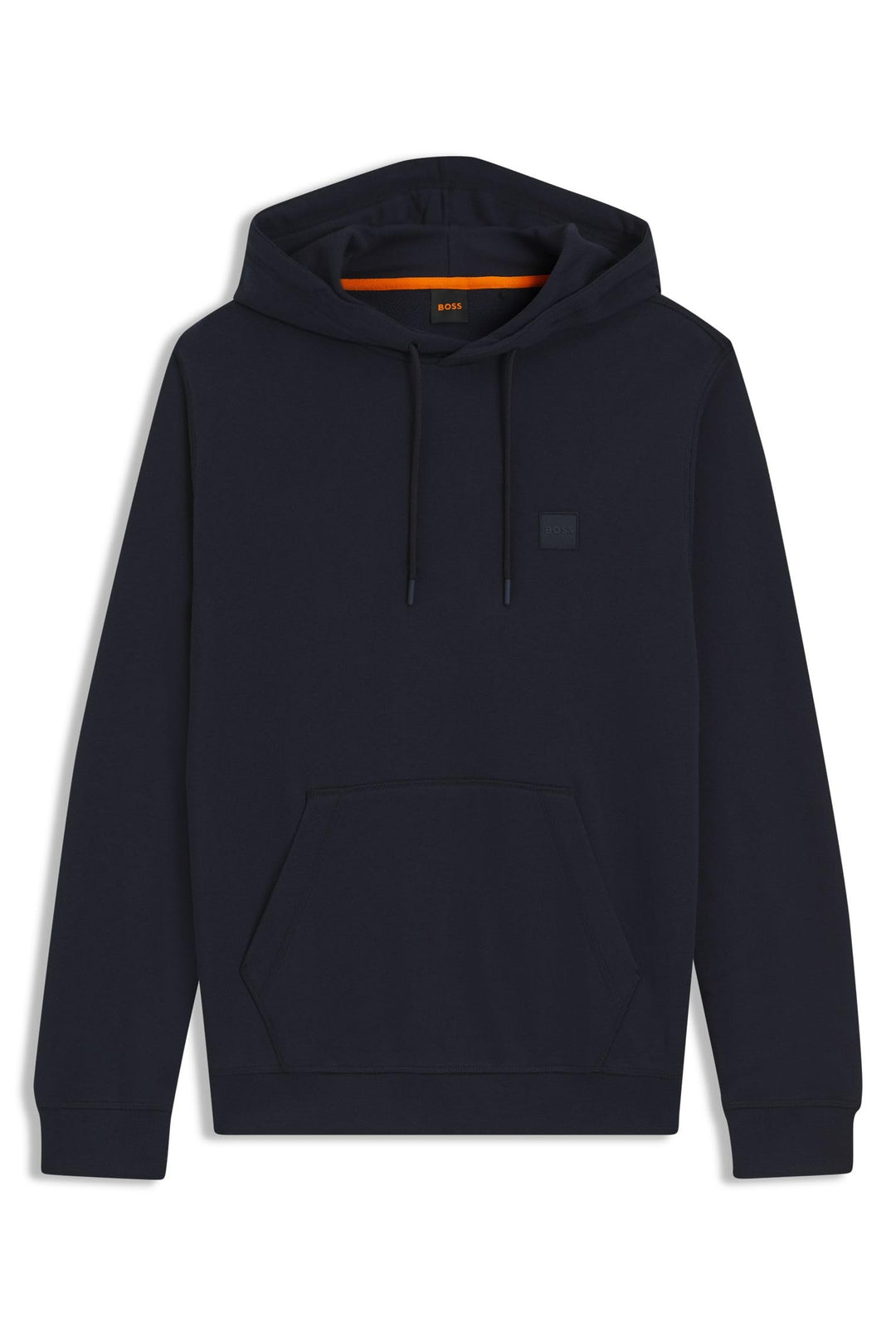 BOSS Herren Wetalk Hoodie aus Baumwoll-Terry mit Logo-Aufnäher S Dark Blue404, S Dark Blue404
