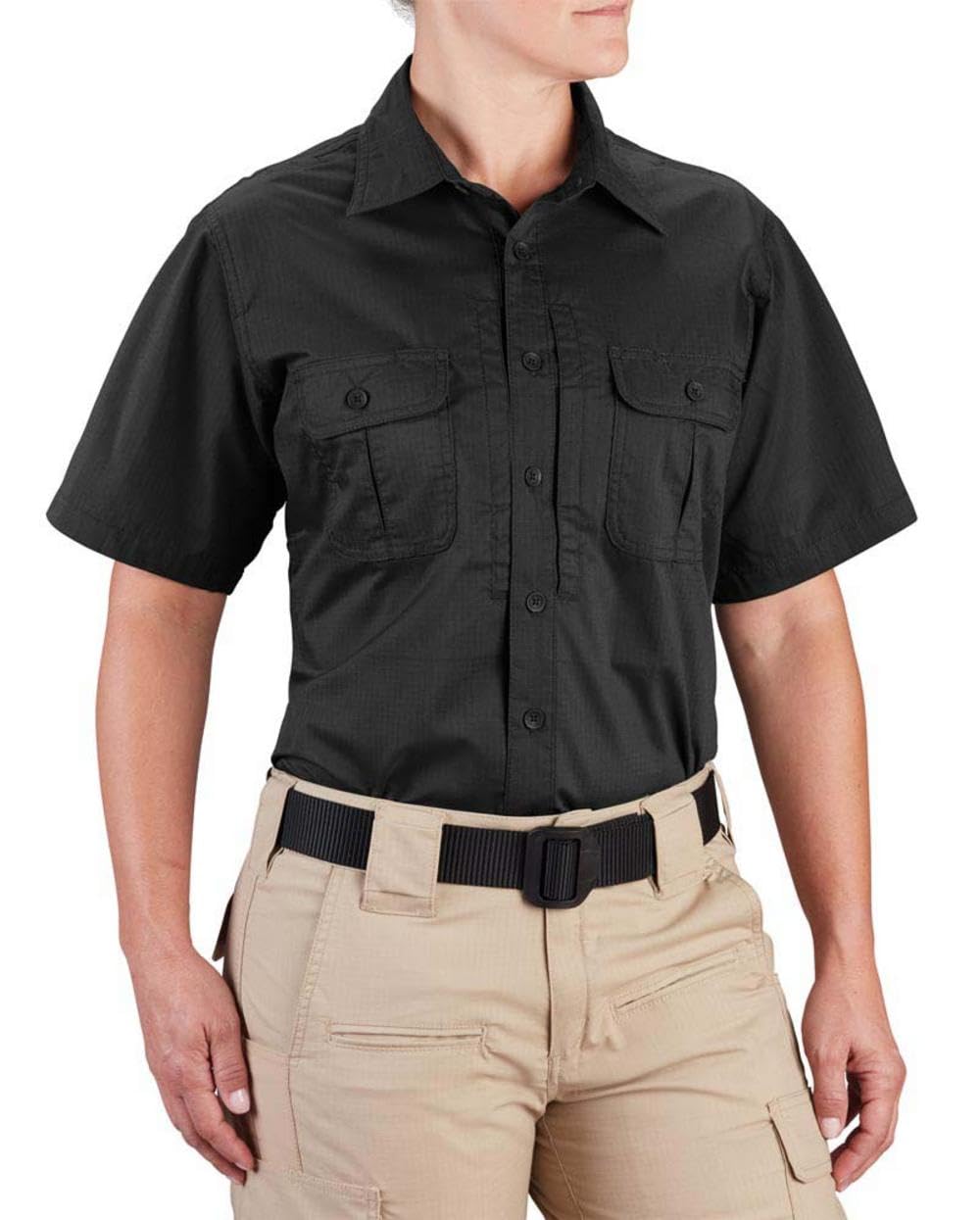 Propper Damen Kinetic Kurzarmshirt S Schwarz, S Schwarz
