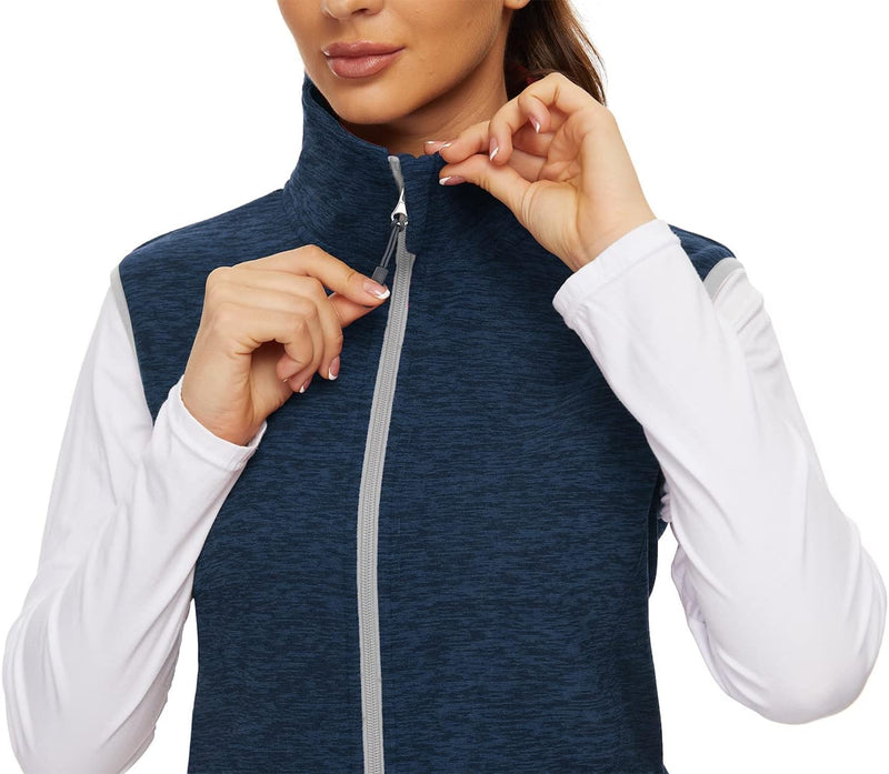 Soneven Damen Weste Fleece Outdoor Kurz Laufweste Fleeceweste Reitweste Softshell-Weste Ärmellose Ja