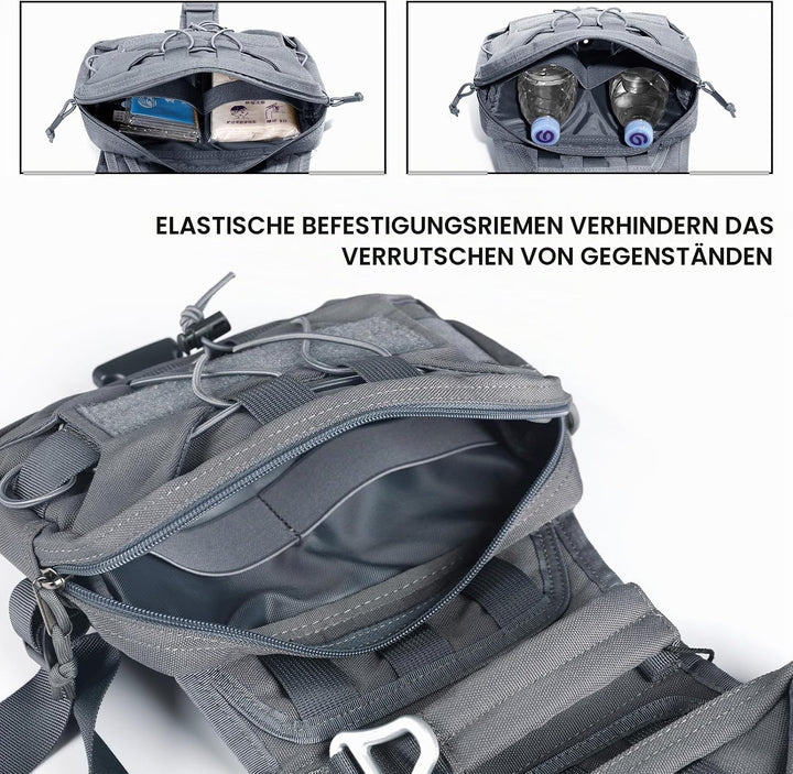 EXCELLENT ELITE SPANKER Dog Pack Hound Hundesatteltasche Rucksack für Reisen Camping Wandern mittler