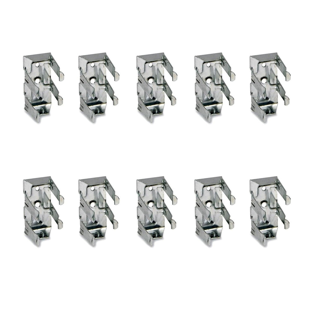 bricoleva.it Universal-Sockelhaken für Küche, Sockelleisten, Sockelleisten, Küche (Aluminium, 10 Stü