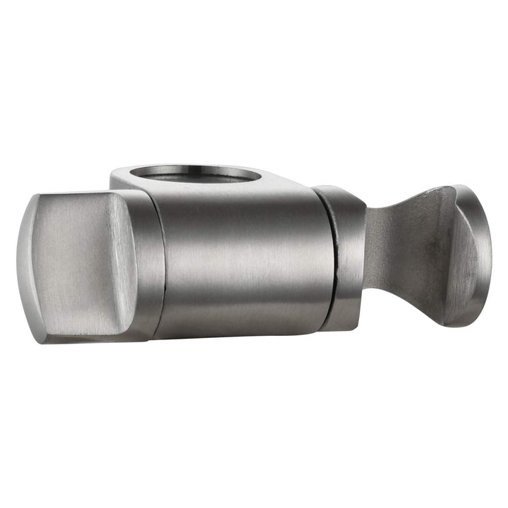 Tecmolog Edelstahl Handbrause Halterung Winkel Verstellbar Duschkopfhalterung für Duschstange 25 mm,
