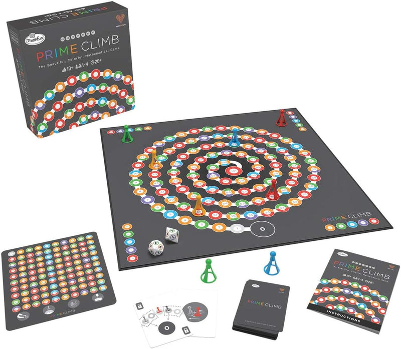 ThinkFun - 76429 - Prime Climb - Das farbenfrohe Mathespiel für Jungen und Mädchen ab 10 Jahren, auc