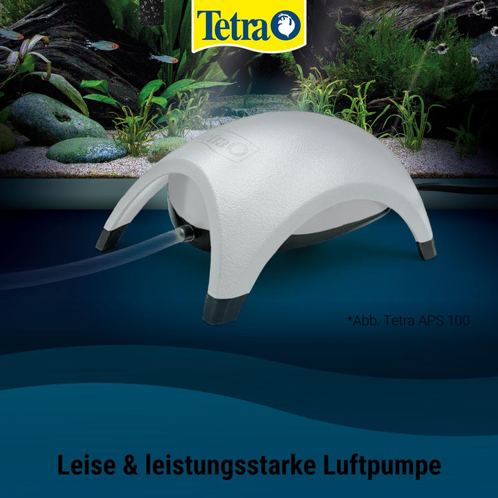 Tetra APS 100 Aquarium Luftpumpe - leise Membran-Pumpe für Aquarien von 50-100 L, weiss Weiss APS 10