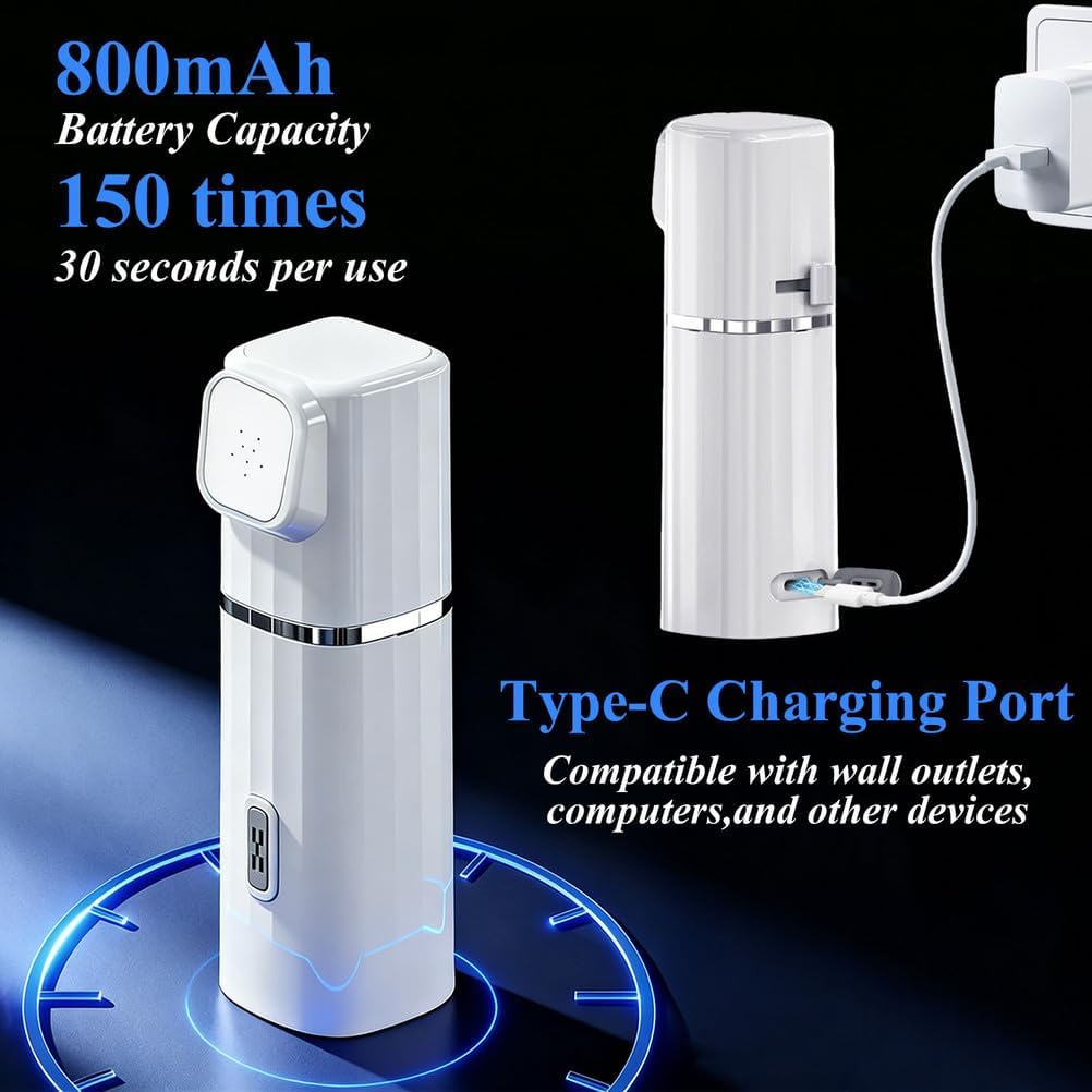 Elektrische Po Dusche,Portable Bidet Handbrause Mit 450Ml Peri Bottle,2 Druckmodi Tragbares Bidet Fü