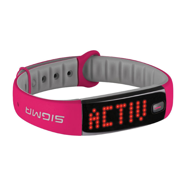 Sigma Activity Tracker ACTIVO 7 x 3 x 3 cm Berry Pink, 7 x 3 x 3 cm Berry Pink