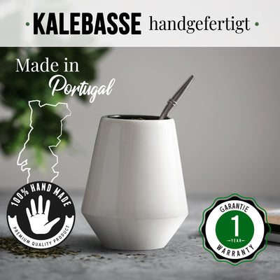 Origeens Mate Tee Set mit Mate Becher, Bombilla, und Bio Yerba Mate Tee | Design Mate Tee Becher aus