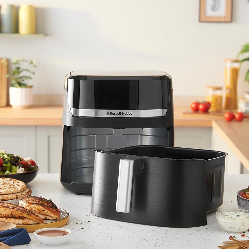 Russell Hobbs Heissluftfritteuse XL 5,5 l Rapid AirFryer (kompaktes Gehäuse, sehr leise) SatisFry (9