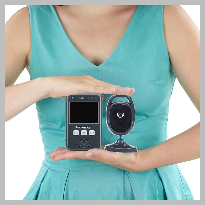 Babymoov Babyphone mit Kamera Essential, 2,4" Bildschirm, Nachtsicht, 2-fach Zoom