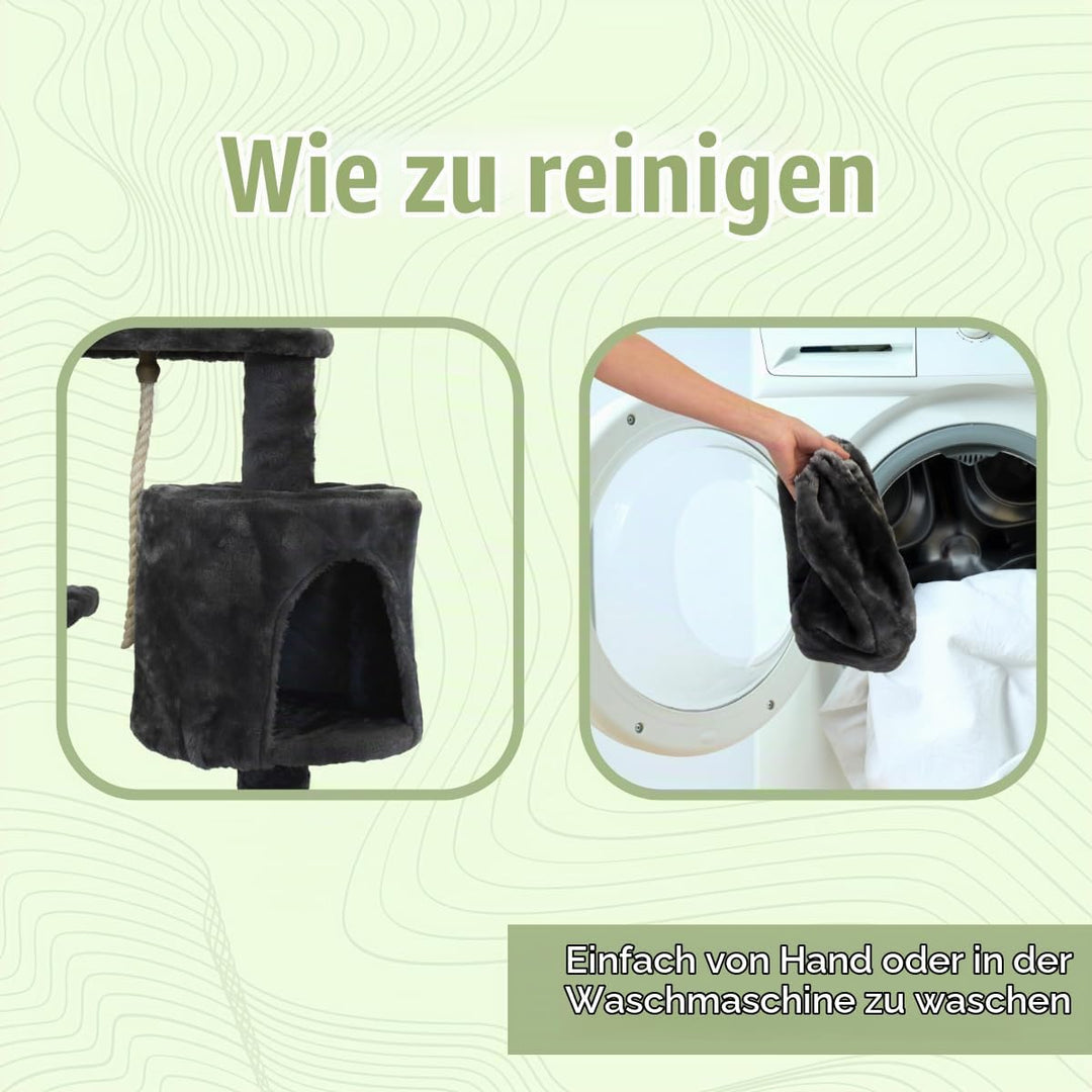 Mobiclinic® Pets, Kratzbaum, Modell Silvestre, Europäische Marke, Grösse: Medium, Zum Klettern, 3 Hö
